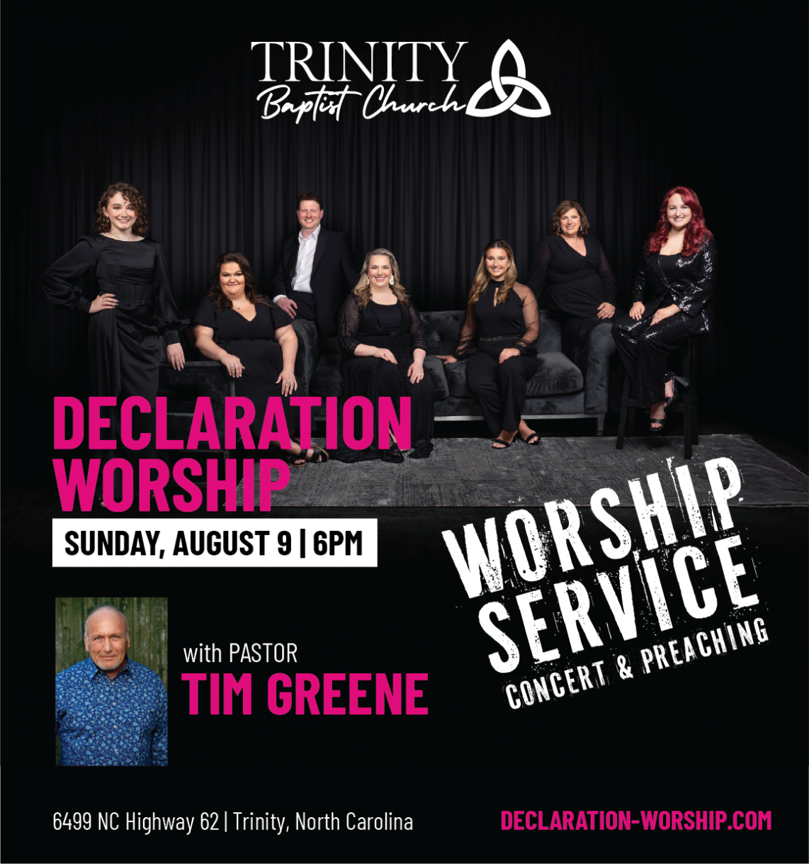 Worship Service | Trinity Baptist Church | Trinity, NC